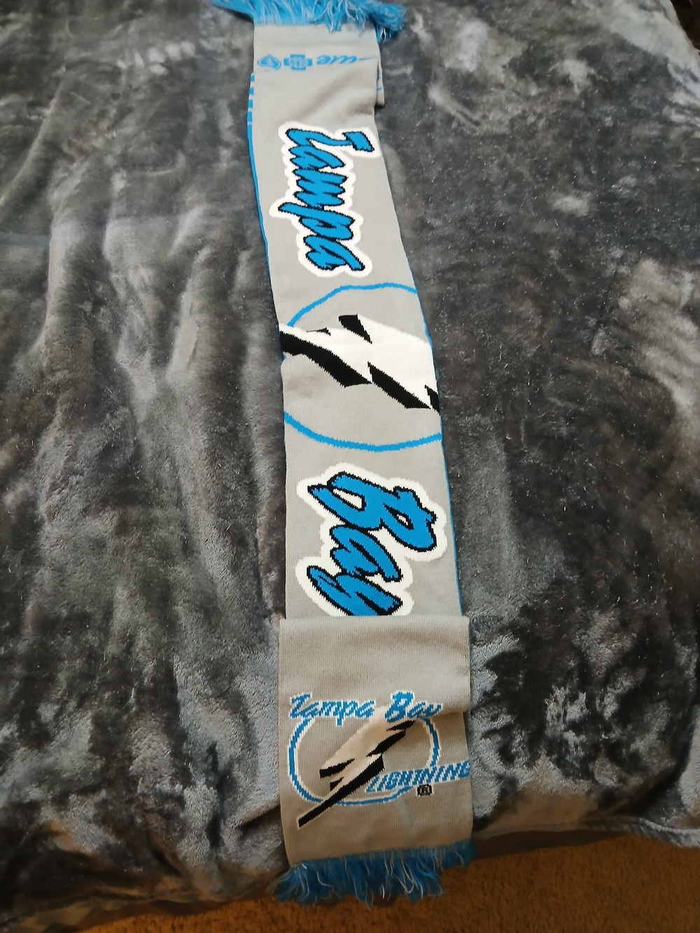 Tampa Bay Lightning  Scarf - Gray & Blue